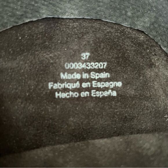 Free People Banks Suede‎ Over The Knee Boots in Black, Size 6.5 (EU 37) NWOB - Picture 11 of 12